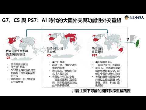 EP005：G7、C5與PS7 (Pax Silica) AI時代的大國外交與功能性外交重組